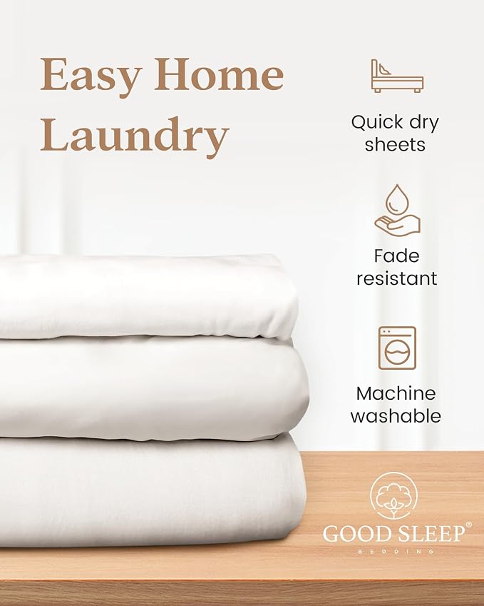 Good Sleep Egyptian Cotton Fitted King Sheet - Image 5