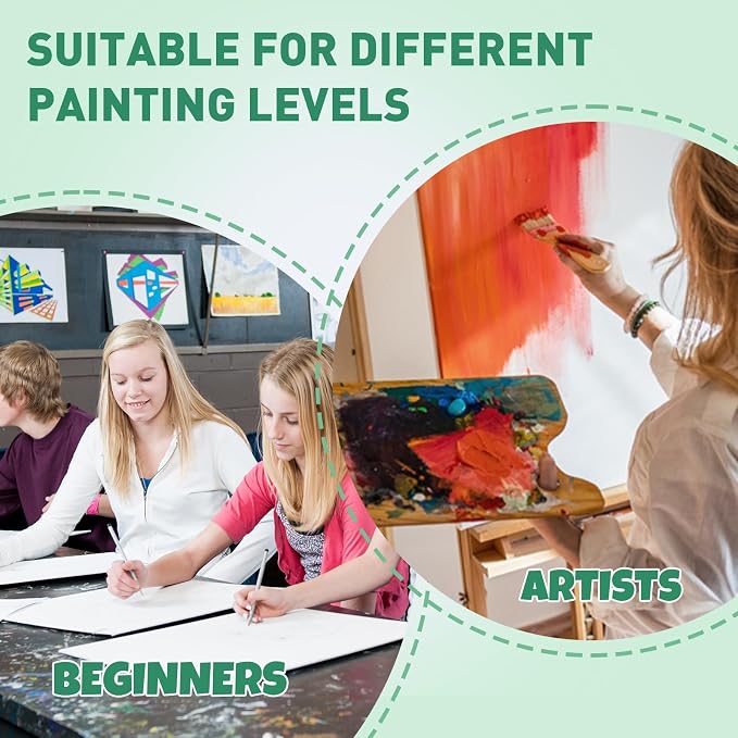 ESRICH Canvas Boards for Painting, 3 Pack 9x12 Canvases for Painting Cotton - Image 7