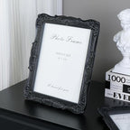 Cuspin Black Picture Frame 8x10 Gothic Frames, Vintage Handcrafted Resin Frame - Image 9