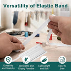 Airisoer 1/2 Inch Elastic Band for Sewing, 12 Yard High Elasticity Sewing - Image 5