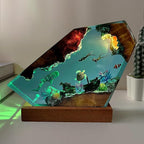 Whale Shark Resin Lamp, Handmade Resin Night Light by NICEHERA