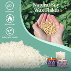 Candle Making Kit with Wax Melter, Natural Candle Wax - Image 3
