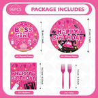 96Pcs Boss Birthday Party Decorations - Image 2