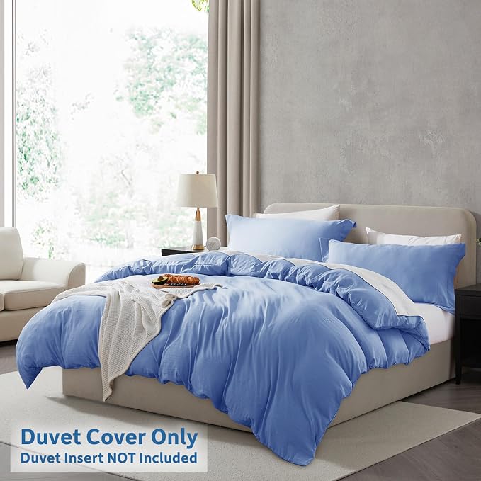 Nestl Calm Blue Duvet Cover Full Size - Image 2