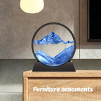 Wai Danie Moving Sand Art Picture 3D Hourglass Deep Sea Sandscape Liquid Motion - Image 8