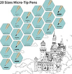 05 Micro Pen, Waterproof Archival Ink, 0.48mm Fineliner Ink Pens - Image 6