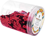Mandala Crafts 6mm Flat Round Burgundy Sequins - Image 4