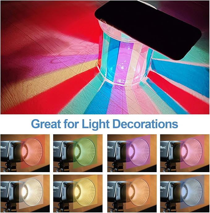 120 Pcs Colored Cellophane Sheets, Cellophane Wrap Paper Color Cello Sheets - Image 5