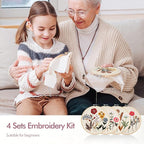 wtisan Embroidery Kit, 4 Sets Embroidery Kit - Image 5