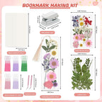 440 Pcs Pressed Flower Bookmark Kit, Handmade Craft - Image 4