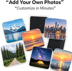 DIY Photo Fridge Magnet Kit, 25 Clear Acrylic Magnet Blanks - Image 2