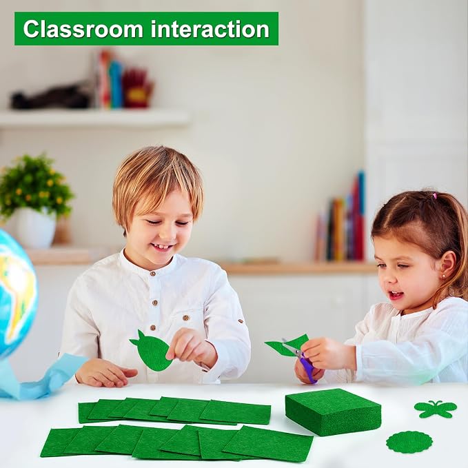 Morcheiong 50 Pcs Felt Fabric Soft Felt Fabric Sheet - Image 6