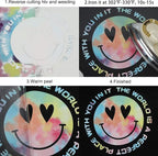 FUNKAKA Tie Dye HTV Heat Transfer Vinyl Bundle, 10 Sheets HTV Vinyl - Image 5