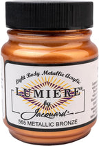 Jacquard Lumiere 2.25oz Fabric Paint Metallic Bronze by Jacquard