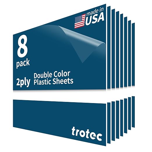 Trotec TroLase | 12"x12"x1/16", Guillotine | Made in USA by TrotecEngravingSupplies