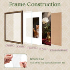 TWING 11x14 Picture Frame, Ornate Vintage 11x14 Photo Frame, 1 Pack | Vintage - Image 3