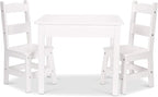 Melissa & Doug Wooden Kids Table & Chairs Set, Montessori, Homeschool Classroom by Unknown