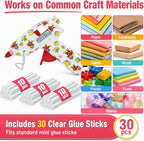 Mini Hot Glue Gun Kit with 30 Glue Sticks and Carrying Case, 15W Fast - Image 4