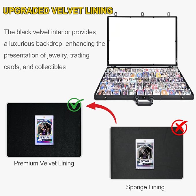 Trade Show Display Case – 34"x22" Large Aluminum Locking Tabletop Showcase - Image 3