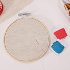 Caydo 6 Pieces Aida Cloth 14 Count Linen Cross Stitch Fabric Embroidery Fabric - Image 5