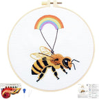 Crafmanoe Cute Bees Embroidery Kits by Unknown