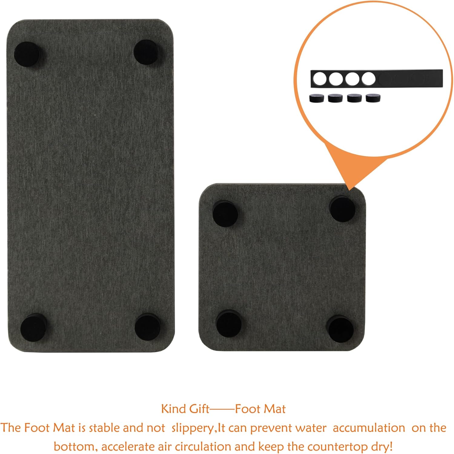 Set of 4 Water Absorbent Diatomite Coasters, Diatomaceous Earth Kitchen Soap Dish, Bathroom Trays, Water Absorbing Stone Used for Hand Soaps & Plants & Toiletries in The Modern Home