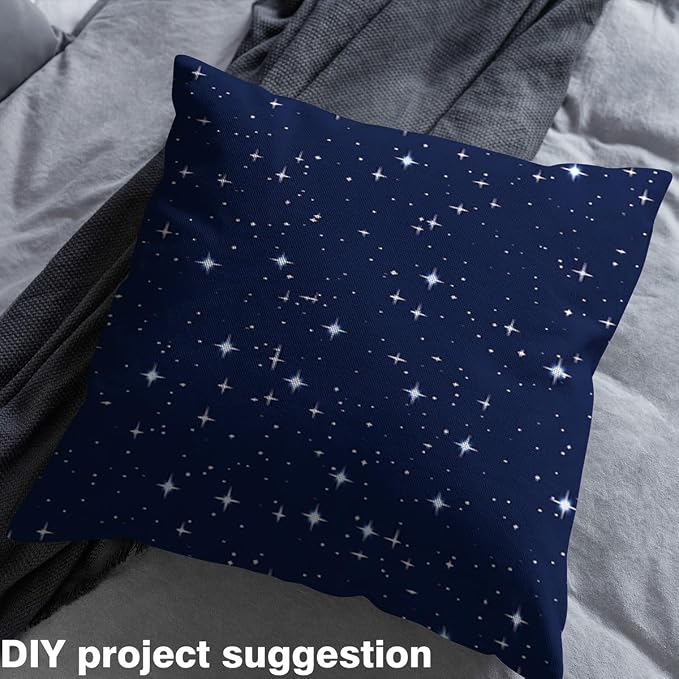 Feelyou Galaxy Upholstery Fabric by The Yard, Outer Space Starry Sky Outdoor - Image 4