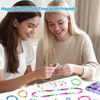 XSEINO About 1200PCS 6mm Crack Glass Beads, 24 Assorted Crack Violet Purple - Image 5