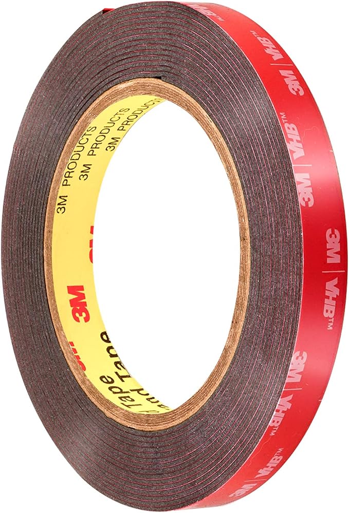 3M Genuine 1/2" x 15 Ft VHB Double Sided Foam Adhesive Tape 5952 Grey by 3MIndustrial