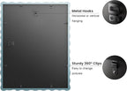11x14 Picture Frame with Mat for 8x10, Wavy Edge Wooden Real Glass Photo Frame - Image 5
