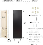 Freezing point Shadow Box Frame 14x47 Flower Shadow Box Pin Display Case - Image 5