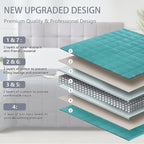 Teal Weighted Blanket for Adults 20lbs, Twin Full Size Cooling Heavy Throw - Image 4