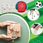 CraftyDream 558 Pcs Soccer Charms Keychain Making Kit DIY Soccer Charms Letter - Image 5