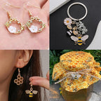 WOCRAFT 120pc Assorted Enamel Bracelet Honeycomb Bee Charms - Image 6
