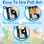 FUNNYB&G Mess-Free Foil Art Craft - Image 4