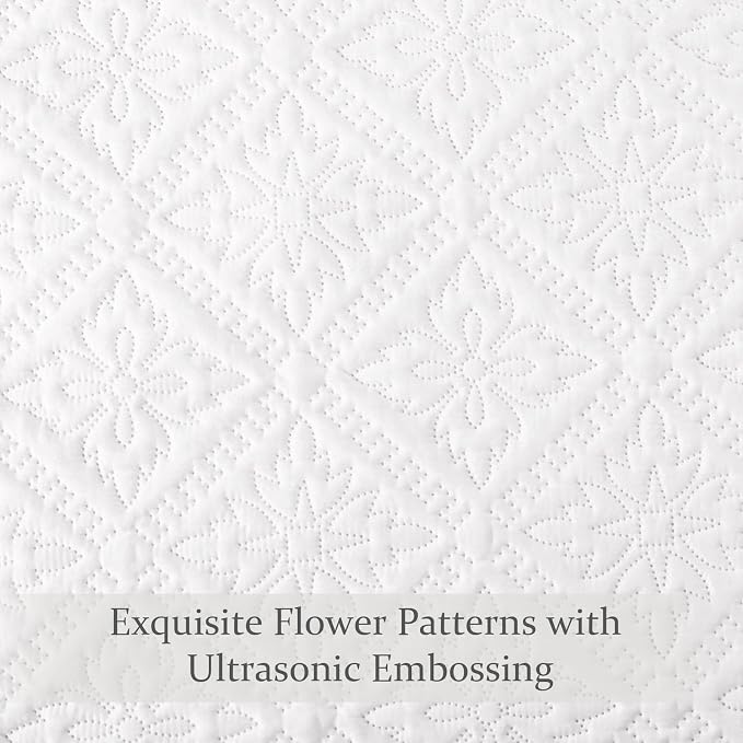 Exclusivo Mezcla Queen Quilt Bedding Set, Lightweight Soft Bedspreads Coverlets - Image 5