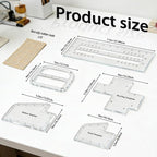 5Pcs Boxy Bag Making Templates for DIY Sewing Enthusiast | Bag Making Supplies - Image 2