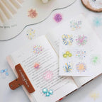50Pcs Firework for Scrapbooking, Self-Adhesive Transparent Stickers Scrapbook - Image 2