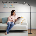 LED Floor Lamp, 18W/2000LM Bright Reading Floor Lamp - Image 5