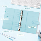 A5 Kpop Photocard Binder with 30 Pack 4-Pocket Card Pages, 6 Ring A5 Binder - Image 6