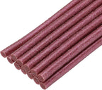 uxcell Mini Hot Glue Sticks for Glue Gun 7mm x 100mm Glitter Red 12pcs by uxcell