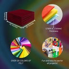 FabricLA Acrylic Felt Sheets for Crafts - Image 3
