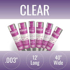 Grafix Dura-Lar 0.003" Film, Ultra Clear, Glossy 40" x12', Mylar/Acetate - Image 2