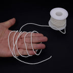 3mm Millet Beads Crafts Faux Pearl Beads Garland Pearl Bead Roll Strand of - Image 3