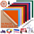 Acrylic Sheets Bulk, MAPRIAL 10Pcs 8 x 8 x 1/8" Thick Opaque Colored Cast by MAPRIAL