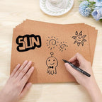 BENECREAT 8 Pack 8.3" x 11.8" Self-Adhesive A4 Size Cork Sheets Rectangle - Image 3