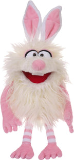 Playful Minds – Living Puppets Furball White Bunny Rabbit Hand Puppet – 14 Inch by PlayfulMinds-Toys