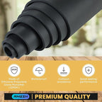 1/4" Thick X 13" Wide X 80" Closed-Cell Foam Neoprene Padding, Non-Adhesive - Image 3