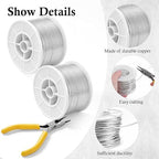 Mudder 1 Rolls Silver 12 Gauge Wire - Image 3