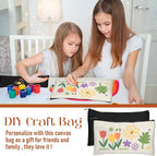 Legigo Blank Canvas Bag Zipper Pouch Makeup Bags Bulk - Image 7